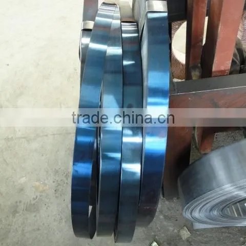 Blue Rolling Shutter Spring Steel Strip With Round Edge photo-5