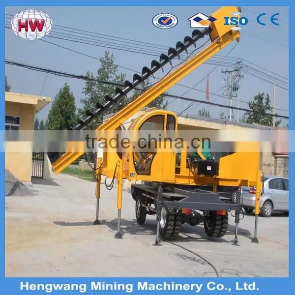 HW Produce Crawler-type Long Spiral Photovoltaic Pile Driver for Sale photo-3