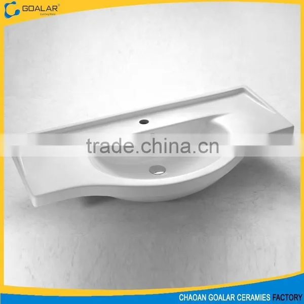 CONSOLLE Many Size Bathroom Sink Ceramic Wash Basin