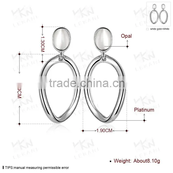 Wholesale Favtory 18K Gold Silver Plated Hoop Ring Earring Women Fashoin Earring photo-6