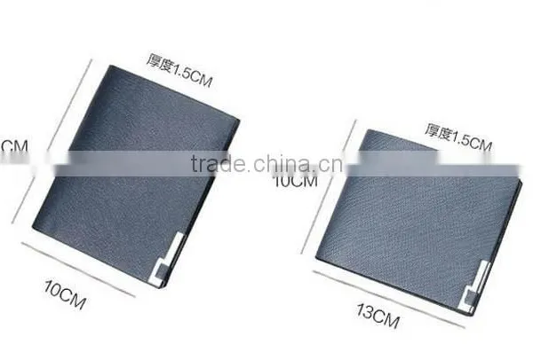 Wholesalers China Lastest 4 Color Cross Pattern Short Mens Leather Wallet photo-6