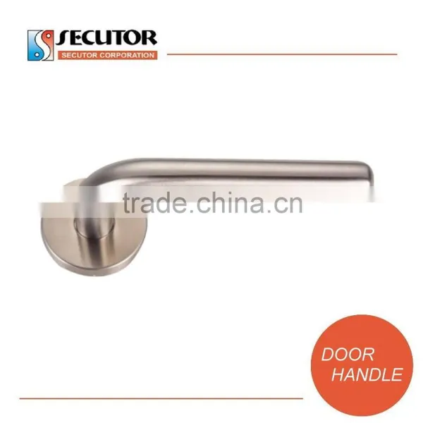 Door Knob and Satin Nickel Solid SS Door Handle photo-5
