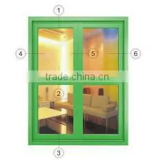70T casement series Aluminum Casement Windows (Aluminum Windows Frame)
