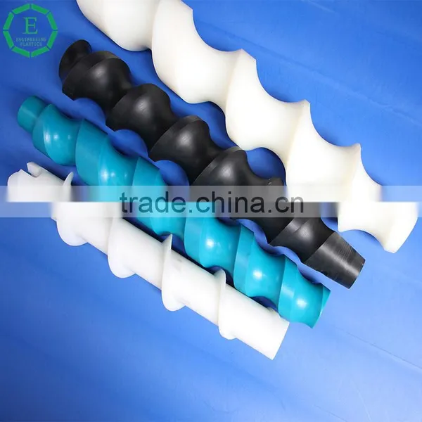 Professional Manufacture High Quality Cnc Machined Plastic Uhmw-pe Feed Screw photo-5