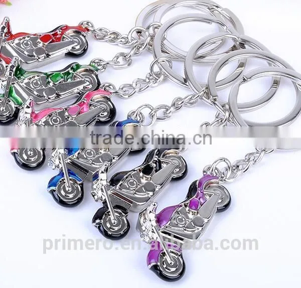Cheap Hot Sale 3D Simulation Model Motorcycle Metal Key Chain Keyring Jewelry photo-4