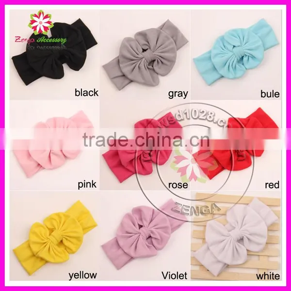 Baby Cotton Stripe Headband, Cotton Hairband, Baby Cotton Elastic Hair Band photo-5
