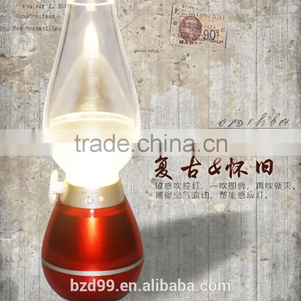 Traditional Blow Control USB Rechargeable Antique Cut Glass Oil Lamps / Best Promotional Gift and Traditional Meeting photo-2