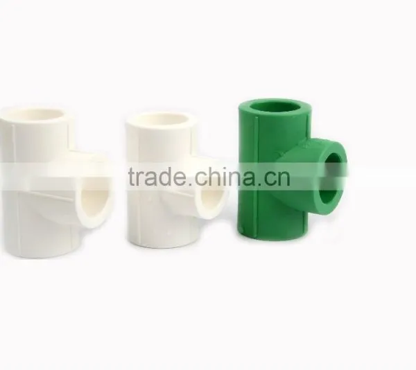 PPR Pipe Fittings Equal Tee/plastic Water Pipe Tee/hot Sale Cheap Price Ppr Tee/ppr Barred y Type Reducing Tee photo-3