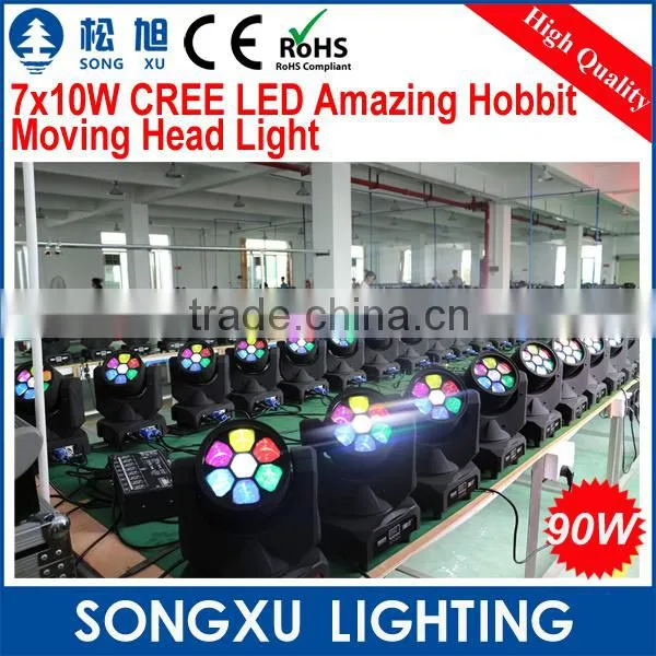 Competitive Price Brightness 7x10w Cree Beamled Hobbit Led Moving Head Quality Choice photo-6