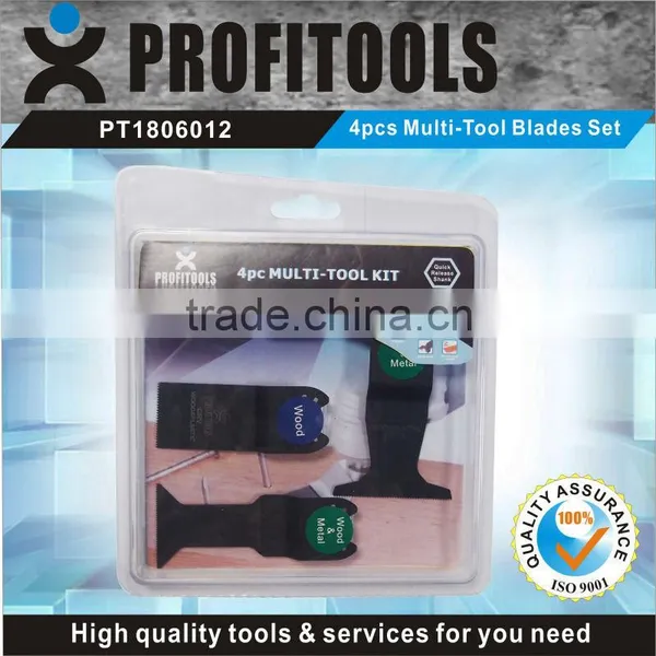 4pcs Oscillating Multimaster Blade Set for Oscillating Tool