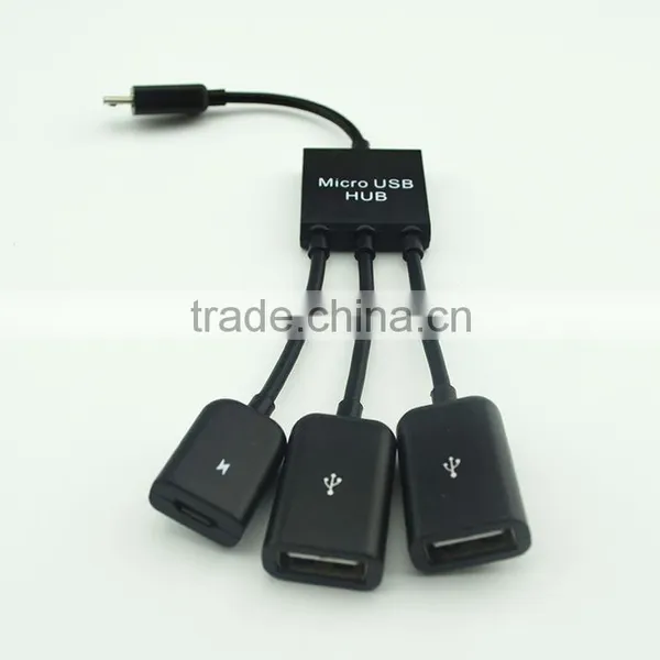 Manufactory Price Male to Female 3 in 1 Data Cable With Data Transfer photo-6