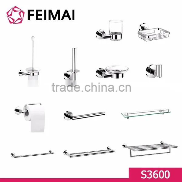 New 2016 Wall Mounted Bracket Hotel Style Towel Rack Shelf Bar photo-4