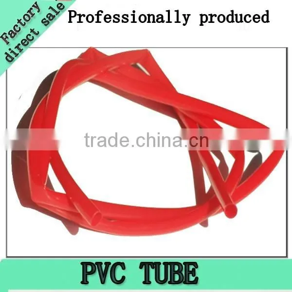Colored Plastic PVC Soft Tube - Red photo-6