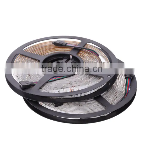 10M 2*5M 3528 SMD RGB 600LEDs LED Strip Light Lamp 44Key + IR Remote Controller DC12V + Power Adapter AC100-240V photo-2