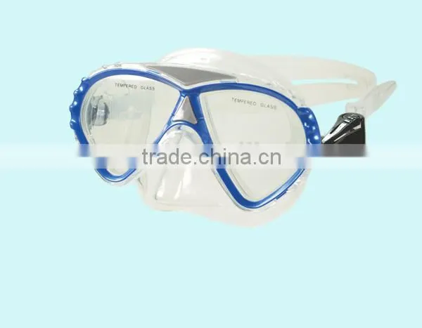 Full Face China Tempered Glass Diving Goggles Mask photo-2