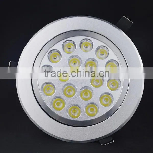 LED Ceiling Light Ceiling Mount Light Silver High Power 18w Led Ceiling Down Light 2700k-6500k photo-2