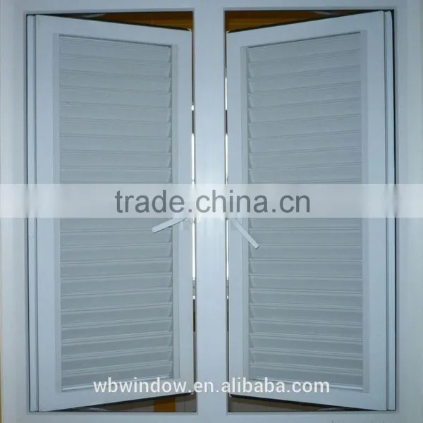 High Quality UPVC Outward Opening Fixed Shutter Casement Window photo-3