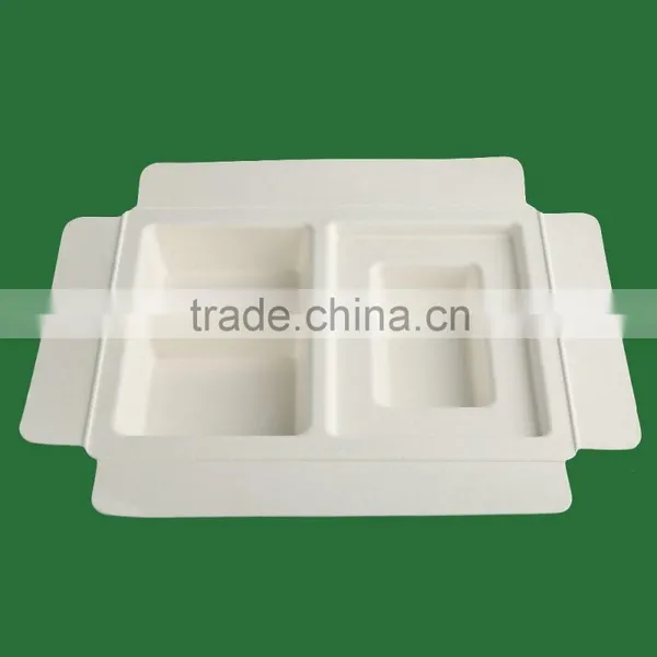New Hot Sales SGS Sustainable Paper Pulp Packaging,unbleached Insert Pulp Moulding Packaging photo-2