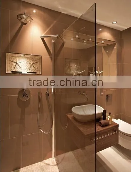 High Quality 8mm 10mm 12mm Tempered Bronze Shower Door With EN12150 Certification