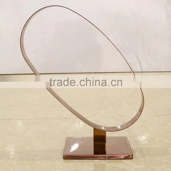 Rose Gold Round Belt Display Rack Stand photo-2
