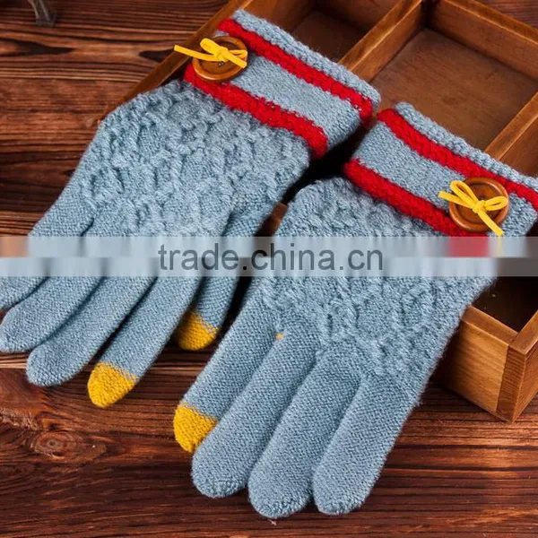 Best Sellers Cute Flower Touch Screen Gloves For Girls For Christmas 2015 photo-4