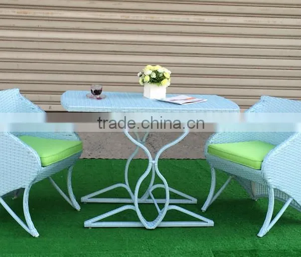 2015 NEW BULE OUTDOOR WICKER CUBE TABLE SET photo-2