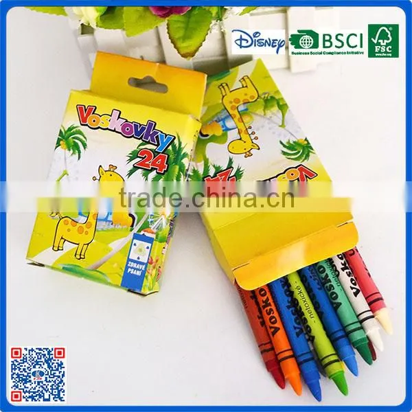 2016 Wholesale Fancy Crayon in Paper Box for School Students With Cheap Price Quality Choice photo-2
