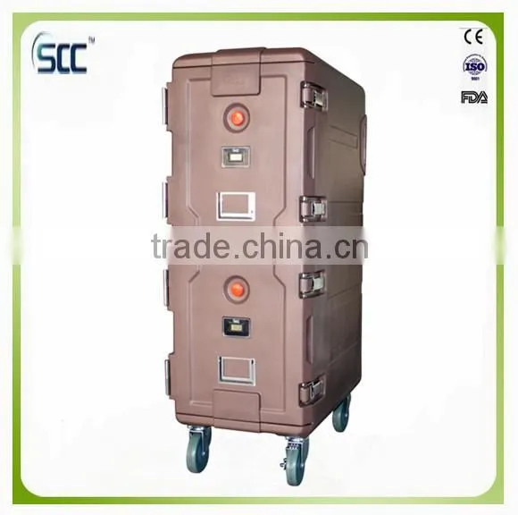 165L Food Warm Carrier Cart, Food Warm Transport Cabinet Made of Food Standard Lldpe With ROTOMOLDING photo-2
