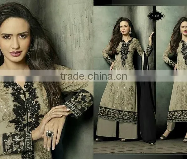 GEORGETTE DESIGNER SEMISTICHED SUIT photo-3