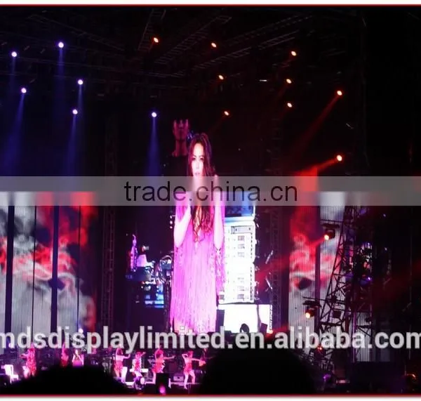 Curtain Led Screen, Outdoor Stage Used Led Curtain Display Video Screen, 1000mm*500, Ultra Slim, High Brightness, High Referesh