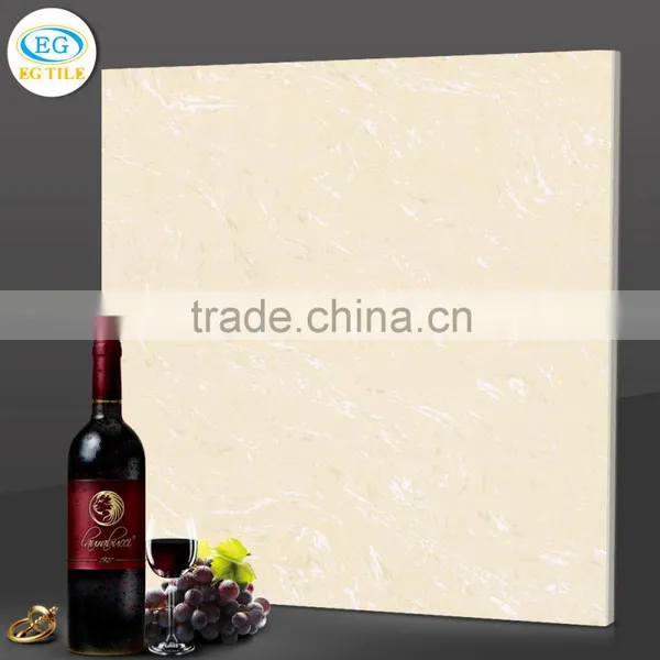 600*600 24x24 Beige Wood Grain Gres Porcelain Tile Soluble Salt Polished Tile photo-5
