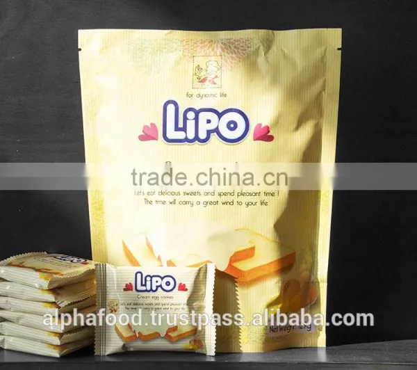 LIPO CREAM 129G/BAG EGG COOKIES - FINE BISCUITS photo-2
