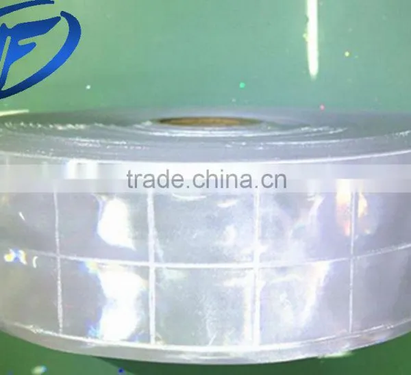 5 cm Luminous Reflective Tape PVC Belt Safety Warning Belt Reflective Crystal Lattice Tape