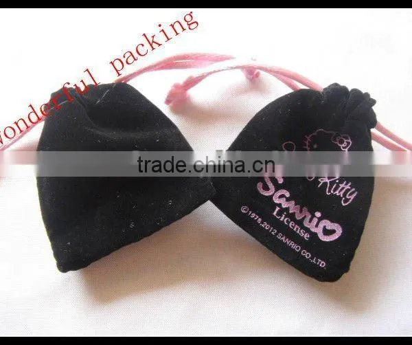 2015 New Design Velvet Jewerly Pouch With Logo photo-5