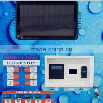 Multifunction Coin IC Card Cash Operate R404a Refrigerant Full Automatic Outdoor Ice Vending Machine For Sale photo-5