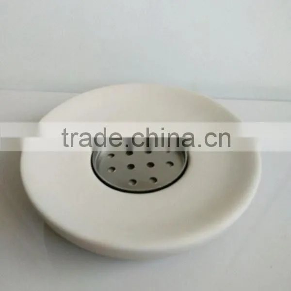 Modern Ceramic Bathroom Accessories Set Holder 3 Pcs : Tumbler, Soap Dish, Dispenser photo-5