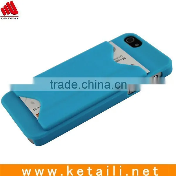 for Hard PC Iphone Cover With Cardholder, Rubberized Surface