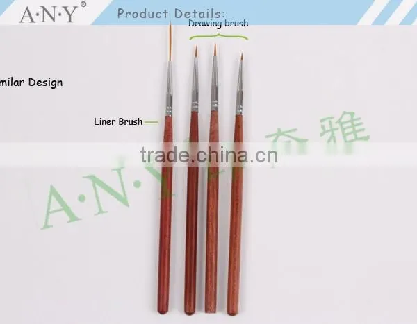 ANY Nail Art Beauty Care Nail Art Detail Painting Rosewood Nail Painting Striping Brush photo-2