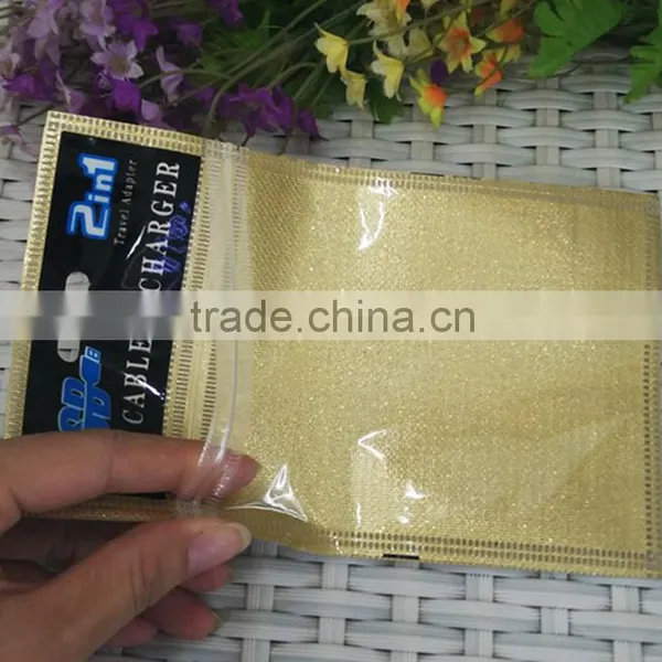 2 IN 1 USB Cable & Charger Packaging Plastic Bags/zipper Bag Sleeve Poly Bag photo-2
