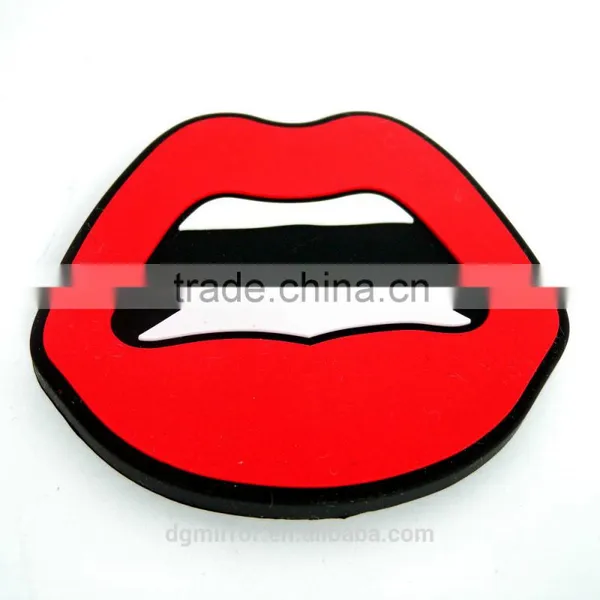 Sexy Lips Silica Gel Mirror, Compact Mirror Wedding Favors, Cosmetic Pocket Mirror & Smart Mirror, Promotional Gift