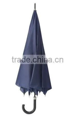 23 Inch Long Stick Logo Cheapest Factory Business Umbrella photo-2