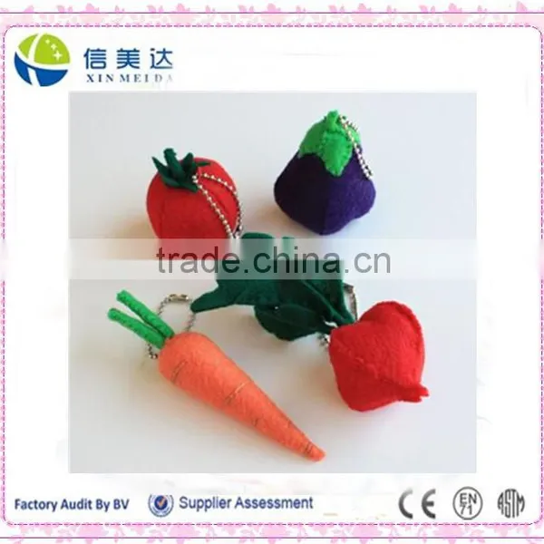 Fruit Plush Keychain Baby Educational Toy