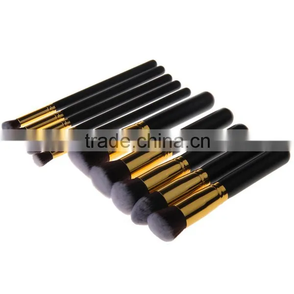 Professional Makeup Brushes Set Premium Cosmetics Synthetic Kabuki 10pcs Quality Choice photo-2