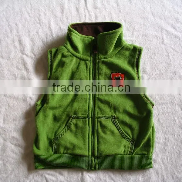 Winter Polar Fleece No Sleeve Toddler Vest Baby Vest photo-2