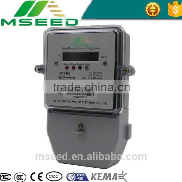 Single Phase Electronic Watt-hour Meter With RS485