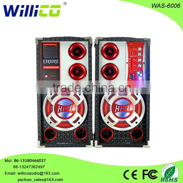 Professional 2.0 Active Monitor Speakers Portable Speaker With FM Radio