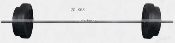 20kg Barbell ,barbell Plate, Plastic Plate, Shaft,dumbbell photo-2