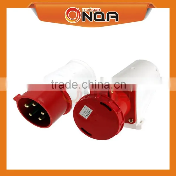 MQ-035 Male Electrical Industrial Plug&Socket 4p 3p+e IP67 63 Amp photo-5