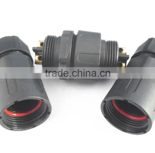 50A/15A High Current Power Cord Screw and Solder Termination Waterproof Connector photo-3
