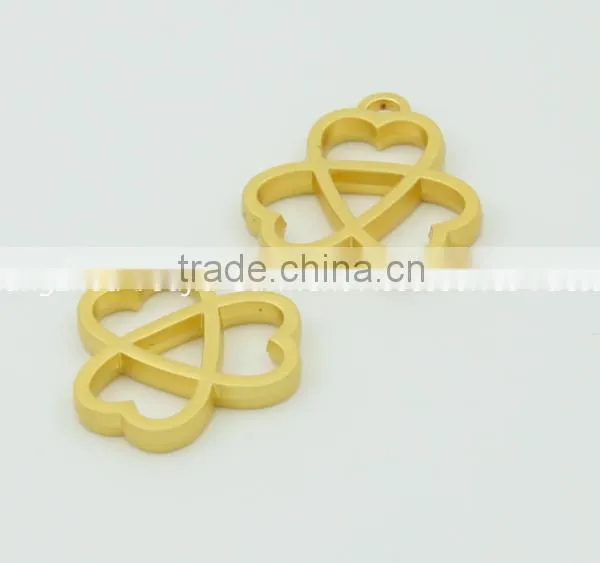 Gold Flower Design Metal Label Fashionable Decorative Accessories for Bag photo-3